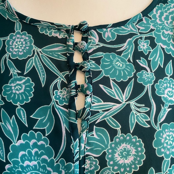 🐦 2/30$ Lauren Conrad floral Blouse size xs - Picture 5 of 9